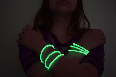 8 inch Premium Green Glow Stick Bracelets- 100 per package